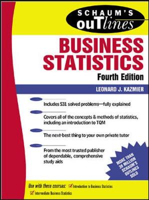 Schaum's Outline of Business Statistics - Kazmier, Leonard J