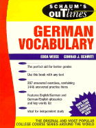 Schaum's Outline of German Vocabulary - Weiss, Edda, Ph.D.