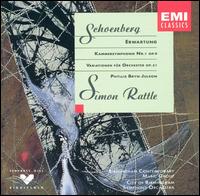 Schoenberg: Erwartung; Kammersymfonie Nr. 1; Variationen fr Orchester - Birmingham Contemporary Music Group (chamber ensemble); Phyllis Bryn-Julson (soprano); City of Birmingham Symphony Orchestra;...