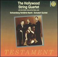 Schoenberg: Verklrte Nacht; Schubert: Quintet - Alvin Dinkin (viola); Hollywood String Quartet; Kurt Reher (cello)
