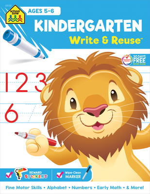 School Zone Kindergarten Write & Reuse Workbook - Zone, School