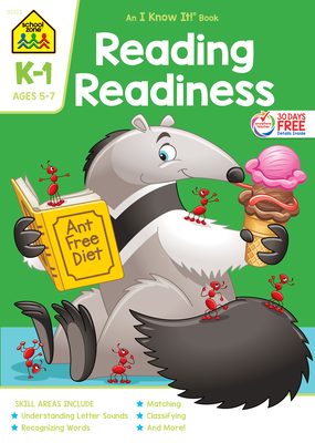 School Zone Reading Readiness Grades K-1 Workbook - Zone, School