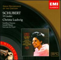 Schubert: 15 Lieder - Christa Ludwig (mezzo-soprano); Geoffrey Parsons (piano); Gerald Moore (piano); Gervase de Peyer (clarinet)