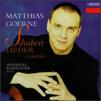 Schubert: Lieder - Andreas Haefliger (piano); Matthias Goerne (baritone)