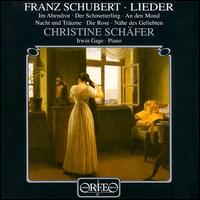 Schubert Lieder - Christine Schfer (soprano); Irwin Gage (piano)