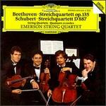 Schubert: Quartet in G, D.887/Beethoven: Quartet in F, Op.135 - David Finckel (cello); Emerson String Quartet; Eugene Drucker (violin); Lawrence Dutton (viola); Philip Setzer (violin)
