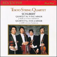 Schubert: Quartets Nos.9 & 13 - Kazuhide Isomura (viola); Kikuei Ikeda (violin); Peter Oundjian (violin); Sadao Harada (cello); Tokyo String Quartet