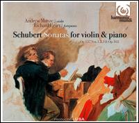 Schubert: Sonatas for violin & piano - Andrew Manze (violin); Richard Egarr (fortepiano)