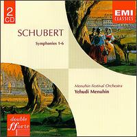 Schubert: Symphonies 1-6 - Menuhin Festival Orchestra; Yehudi Menuhin (conductor)