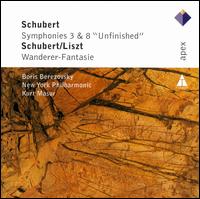 Schubert: Symphonies Nos. 3 & 8 "Unfinished"; Schubert/Liszt: Wanderer-Fantasie - Boris Berezovsky (piano); New York Philharmonic; Kurt Masur (conductor)