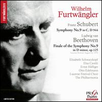 Schubert: Symphony No. 9; Ludwig van Beethoven: Finale of the Symphony No. 9 - Elisabeth Schwarzkopf (soprano); Elsa Cavelti (mezzo-soprano); Ernst Hfliger (tenor); Otto Edelmann (baritone);...