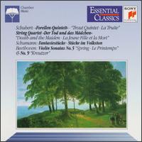 Schubert: Trout Quintet; String Quartet "Der Tod und das Mdchen"; Schumann: Fantasiestcke - Boris Kroyt (viola); Earl Carlyss (violin); Eckart Sellheim (piano); Friedrich-Jurgen Sellheim (cello);...