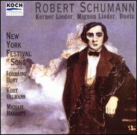 Schumann: Kerner Lieder; Mignon Lieder; Duets - Kurt Ollmann (baritone); Lorraine Hunt Lieberson (mezzo-soprano); Michael Barrett (piano)