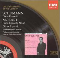 Schumann: Piano Concerto; Mozart: Piano Concerto No. 21 - Dinu Lipatti (piano); Herbert von Karajan (conductor)