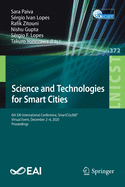 Science and Technologies for Smart Cities: 6th Eai International Conference, Smartcity360?, Virtual Event, December 2-4, 2020, Proceedings