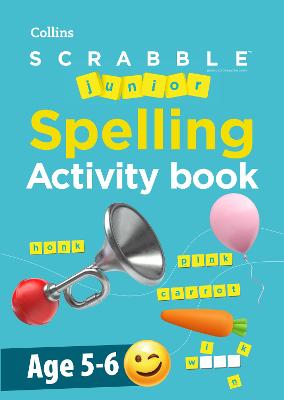 SCRABBLETM Junior Spelling Activity book Age 5-6 - Collins Scrabble