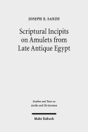 Scriptural Incipits on Amulets from Late Antique Egypt: Text, Typology, and Theory - Sanzo, Joseph Emanuel