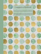 Sea Glass Dots Composition Notebook - 4x4 Graph Paper: 200 Pages 7.44 x 9.69 Quad Ruled School Student Teacher Ocean Beach Polka Dot Subject Math