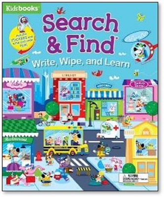 Search & Find Write, Wipe, and Learn - Kidsbooks
