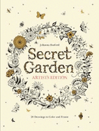 Secret Garden Artist's Edition: A Pull-Out & Frame Colouring Book