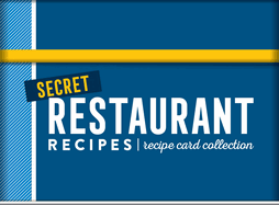 Secret Restaurant Recipes Recipe Card Collection Tin