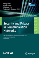 Security and Privacy in Communication Networks: 18th EAI International Conference, SecureComm 2022, Virtual Event, October 2022, Proceedings