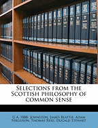 Selections from the Scottish Philosophy of Common Sense