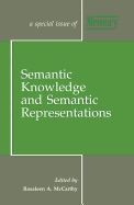 Semantic Knowledge and Semantic Representations: A Special Issue of Memory