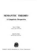 Semantic Theory - Nilsen, Don, and Nilsen, Alleen