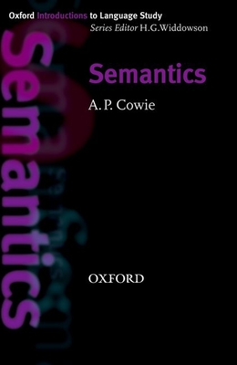 Semantics - Cowie, Anthony