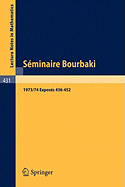 Seminaire Bourbaki: Vol. 1970/71: Exposes 382 - 399