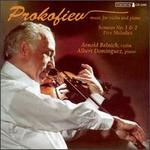 Sergei Prokofiev: Music for Violin and Piano
