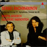 Sergei Rachmaninov: Suites Op. 5 & Op. 17; Symphonic Dances op. 45 - Alexandre Rabinovitch (piano); Martha Argerich (piano)