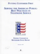 Serving the American Public: Best Practices in Telephone Service: Federal Consortium Benchmark Study Report