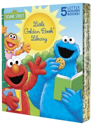 Sesame Street Little Golden Book Library 5-Book Boxed Set: My Name Is Elmo; Elmo Loves You; Elmo's Tricky Tongue Twisters; The Monster on the Bus; The Monster at the End of This Book - Albee, Sarah, and Stone, Jon