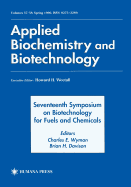 Seventeenth Symposium on Biotechnology for Fuels and Chemicals: Proceedings as Volumes 57 and 58 of Applied Biochemistry and Biotechnology