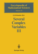 Several Complex Variables III: Geometric Function Theory