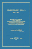 Shakespeare's Legal Maxims