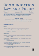 Siebert's Second Proposition in the Twenty-first Century: Society, Government and Free Expression After 9/11:a Special Issue of communication Law and Policy