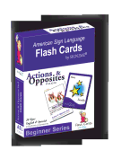 Sign2me Flash Cards: Beginner Series: Actions & Opposites Pack