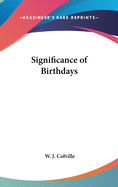 Significance of Birthdays