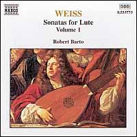 Silvius Leopold Weiss: Sonatas for Lute, Vol. 1 - Robert Barto (lute)