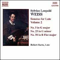 Silvius Leopold Weiss: Sonatas for Lute, Vol. 2 - Robert Barto (lute)