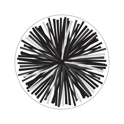 Simply Stylish Black & White Poms Cut-Outs - 