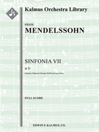 Sinfonia No. 7 -- String Symphony in D Minor: Score