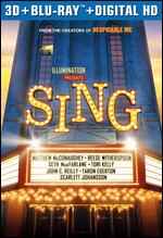 Sing [Includes Digital Copy] [3D] [Blu-ray] - Garth Jennings