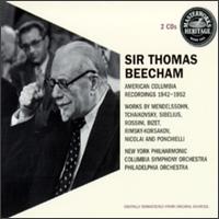 Sir Thomas Beecham - New York Philharmonic; Thomas Beecham (conductor)