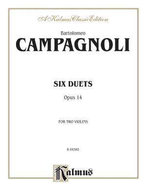 Six Duets, Op. 14 - Campagnoli, Bartolomeo (Composer), and Alfred Publishing (Editor)