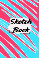 Sketch Book: Blank Sheets of Paper with Red Heart for Creativity and Drawing Everything Cool.