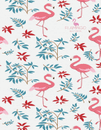 Sketch book: Flamingo cover (8.5 x 11) inches 110 pages, Blank Unlined Paper for Sketching, Drawing, Whiting, Journaling & Doodling